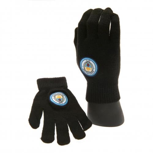 Manchester City FC Knitted Gloves Junior - Excellent Pick