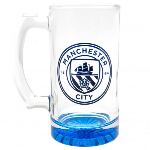 Manchester City FC Stein Glass Tankard CC - Excellent Pick