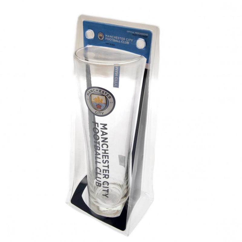 Manchester City FC Tall Beer Glass - Excellent Pick