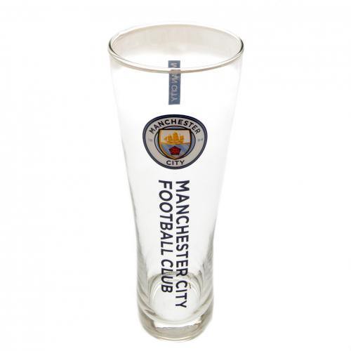 Manchester City FC Tall Beer Glass - Excellent Pick