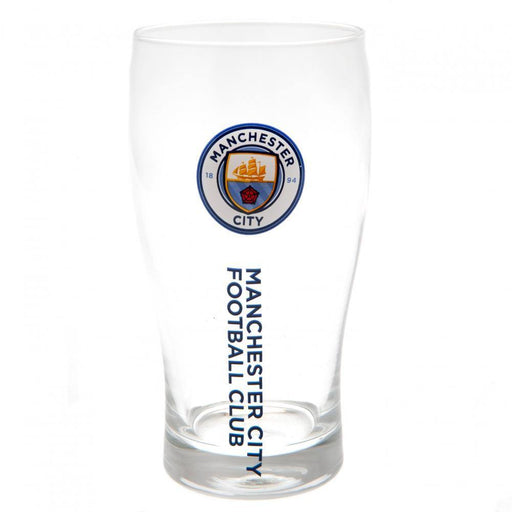 Manchester City FC Tulip Pint Glass - Excellent Pick