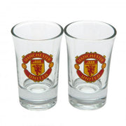 Manchester United FC 2pk Shot Glass Set - Excellent Pick