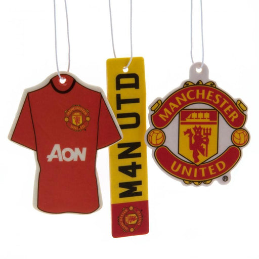 Manchester United FC 3pk Air Freshener - Excellent Pick