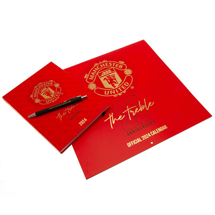 Manchester United FC Calendar & Diary Musical Gift Box 2024 - Excellent Pick