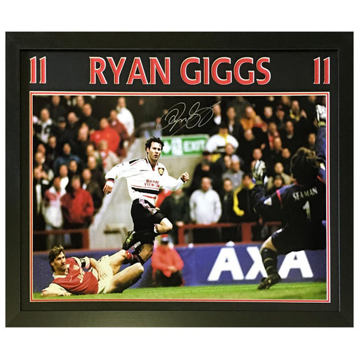 Manchester United FC Giggs Signed Framed Print - Excellent Pick