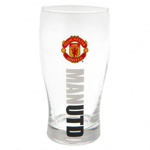 Manchester United FC Tulip Pint Glass - Excellent Pick