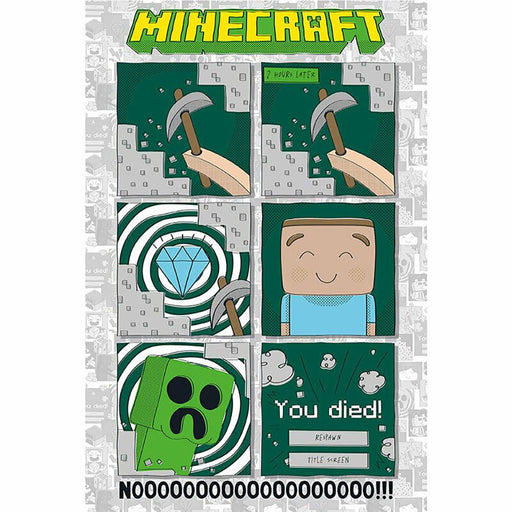 Minecraft Poster Last Diamond 14 - Excellent Pick