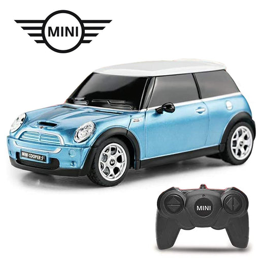 Mini Cooper S Radio Controlled Car 1:24 Scale Blue - Excellent Pick