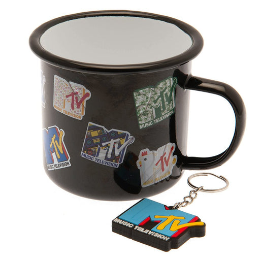 MTV Enamel Mug & Keyring Set - Excellent Pick