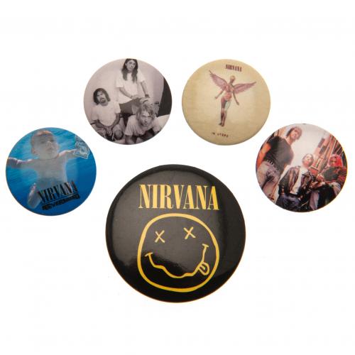 Nirvana Button Badge Set - Excellent Pick