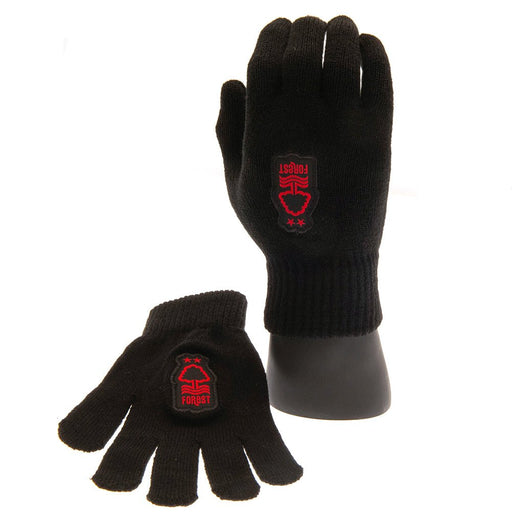 Nottingham Forest FC Knitted Gloves Junior - Excellent Pick