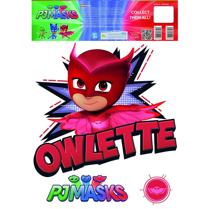 PJ Masks Wall Sticker A3 Owlette - Excellent Pick