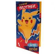Pokemon Birthday Card Brother - Excellent Pick