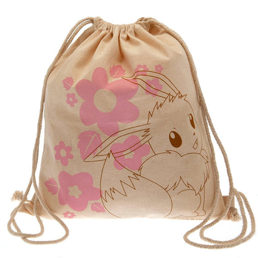 Pokemon Canvas Drawstring Bag Eevee - Excellent Pick