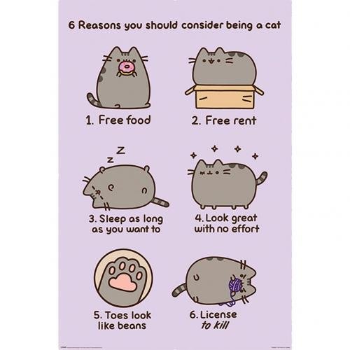 Pusheen Poster Reasons 157 - Excellent Pick