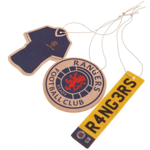 Rangers FC 3pk Air Freshener - Excellent Pick