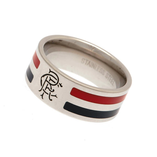 Rangers FC Colour Stripe Ring Large - Excellent Pick