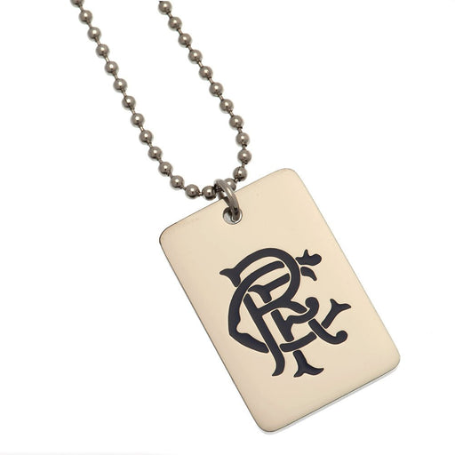 Rangers FC Enamel Crest Dog Tag & Chain - Excellent Pick