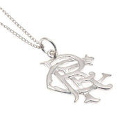 Rangers FC Sterling Silver Pendant & Chain - Excellent Pick