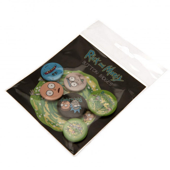 Rick And Morty Button Badge Set - Excellent Pick