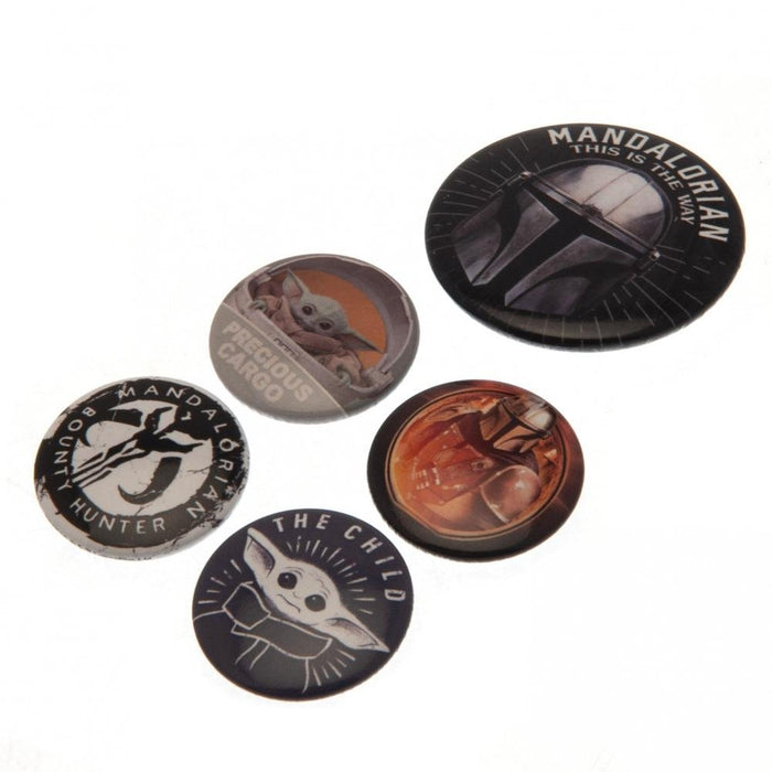 Star Wars: The Mandalorian Button Badge Set - Excellent Pick