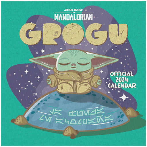 Star Wars: The Mandalorian Square Calendar 2024 Grogu - Excellent Pick
