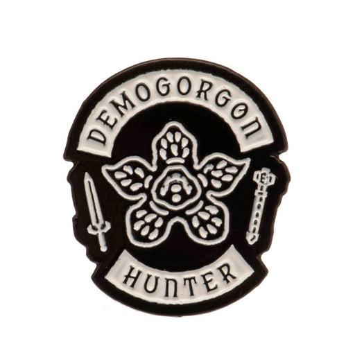 Stranger Things Badge Demogorgon Hunter - Excellent Pick