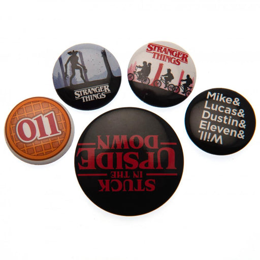 Stranger Things Button Badge Set - Excellent Pick