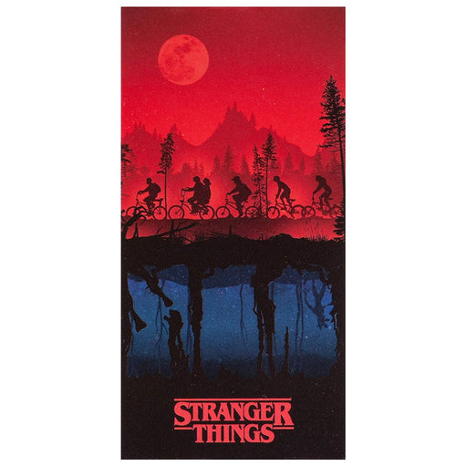 Stranger Things Towel Upside Down - Excellent Pick