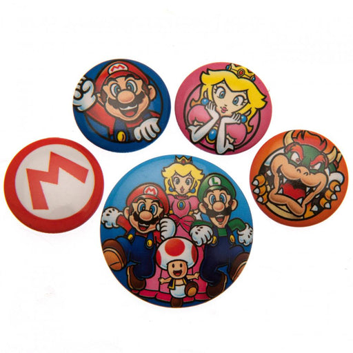 Super Mario Button Badge Set - Excellent Pick