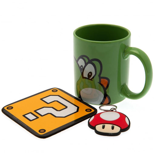 Super Mario Mug & Coaster Set Yoshi - Excellent Pick