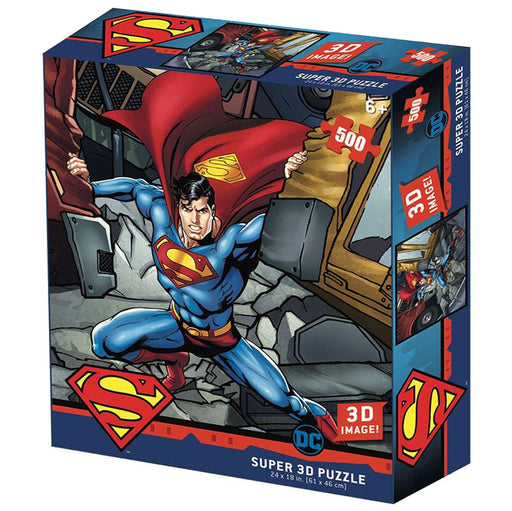 Superman 3D Image Puzzle 500pc - Excellent Pick