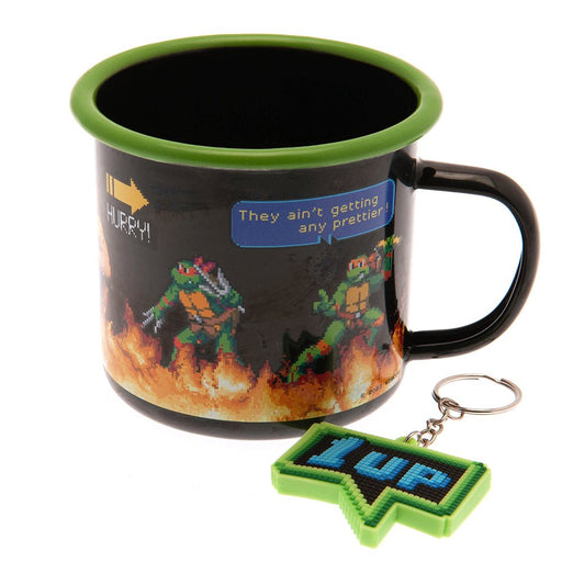 Teenage Mutant Ninja Turtle Enamel Mug & Keyring Set - Excellent Pick