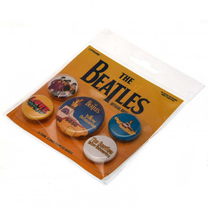 The Beatles Button Badge Set Yellow Submarine - Excellent Pick