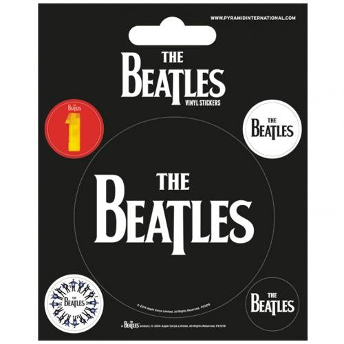 The Beatles Stickers Black - Excellent Pick