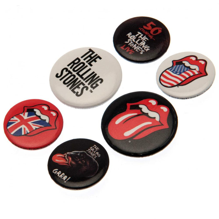 The Rolling Stones Button Badge Set - Excellent Pick