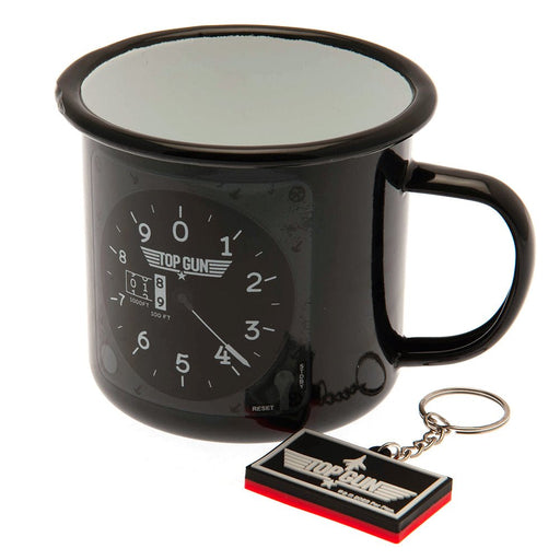 Top Gun Enamel Mug & Keyring Set - Excellent Pick