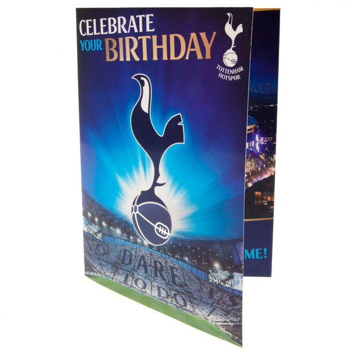 Tottenham Hotspur FC Musical Birthday Card - Excellent Pick