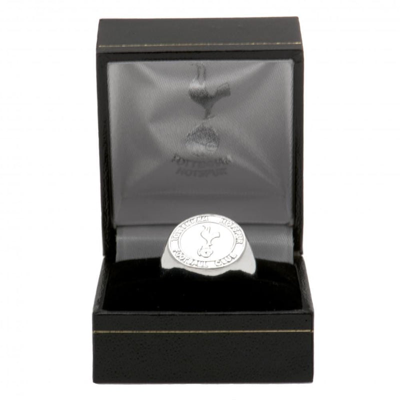 Tottenham Hotspur FC Silver Plated Crest Ring Medium - Excellent Pick