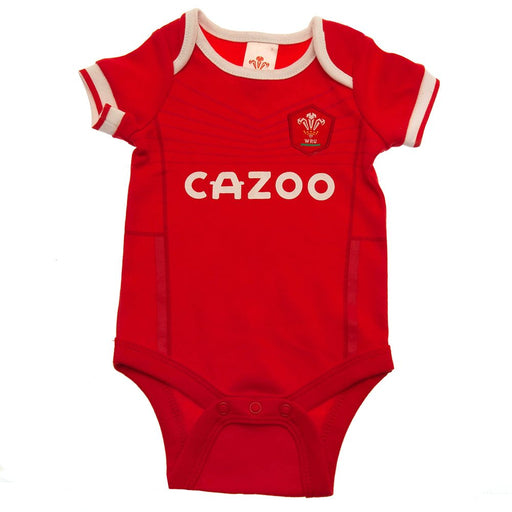 Wales RU 2 Pack Bodysuit 3-6 Mths PC - Excellent Pick