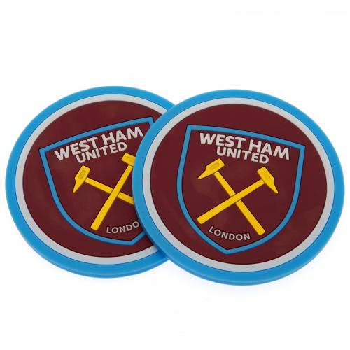 West Ham United Fc 2pk Coaster Set - Excellent Pick