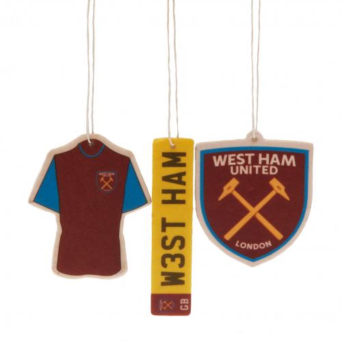 West Ham United FC 3pk Air Freshener - Excellent Pick