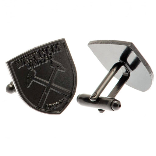 West Ham United FC Black IP Cufflinks - Excellent Pick