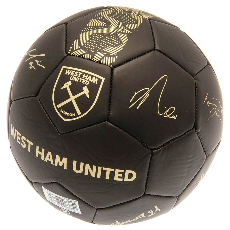 West Ham United FC Football Signature Gold PH - Excellent Pick