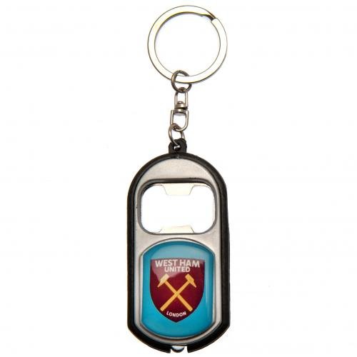 West Ham United Fc Key Ring Torch Bottle Opener - Excellent Pick