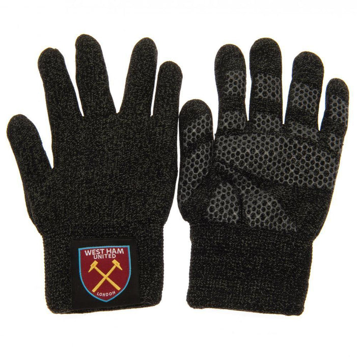 West Ham United FC Luxury Touchscreen Gloves Youths - Excellent Pick