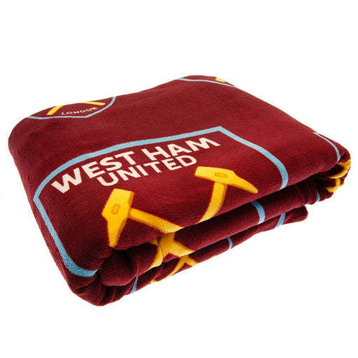 West Ham United FC Sherpa Fleece Blanket - Excellent Pick