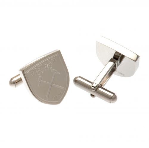 West Ham United FC Stainless Steel Formed Cufflinks - Excellent Pick