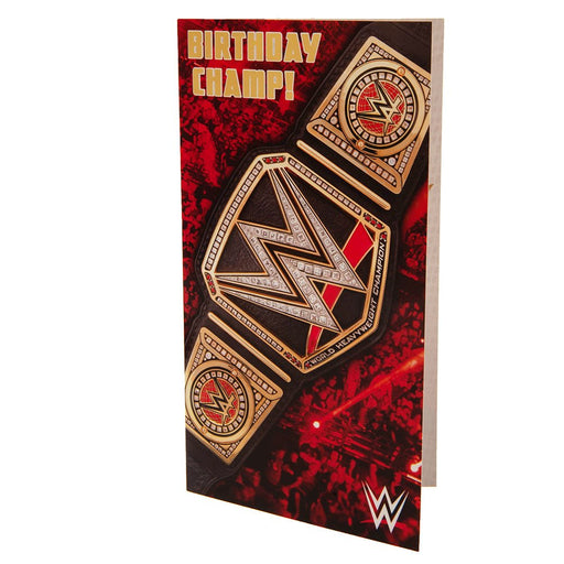 WWE Birthday Card Title Belt - Excellent Pick