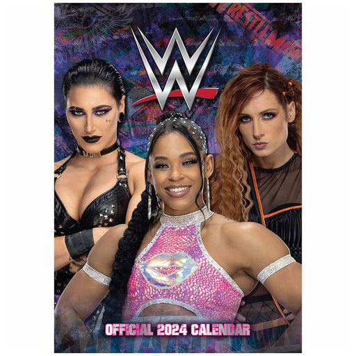 WWE Women A3 Calendar 2024 - Excellent Pick